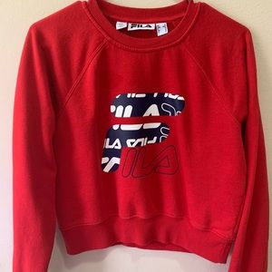 Fila cropped sweatshirt